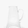Adonis Ribbed Glass Pitcher