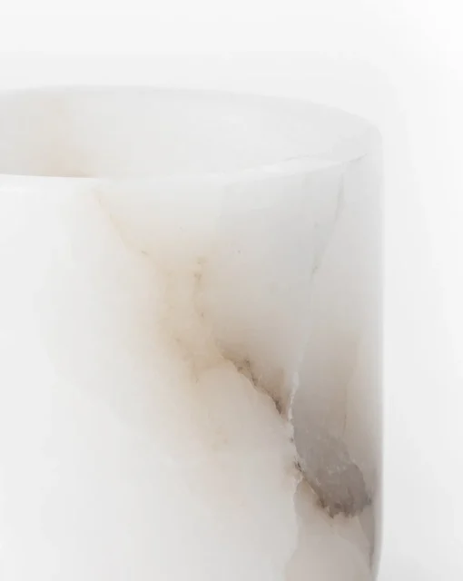 Alabaster Tea-light Holder