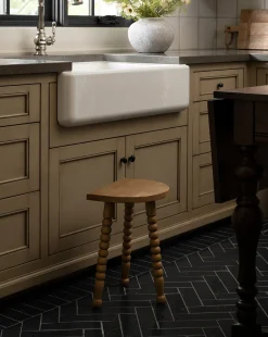 Alice Honey Wood Stool