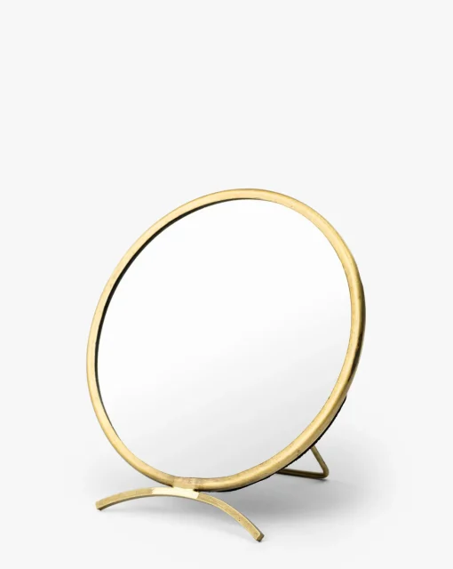 Antique Brass Folding Mirror