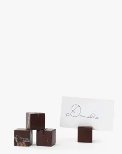 Auburn Marble Place Card Holders (Set of 4)