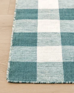 Belleville Blue Handwoven Indoor/Outdoor Rug