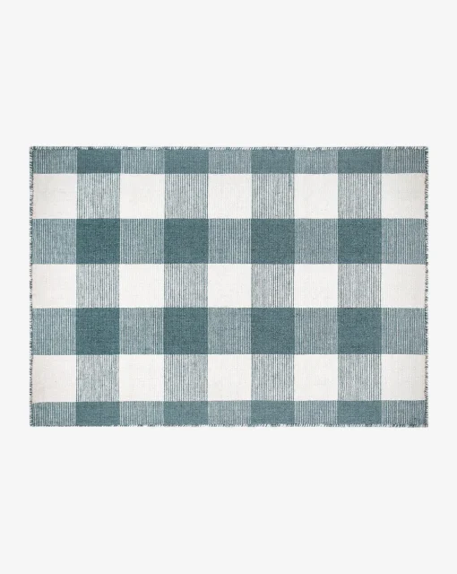 Belleville Blue Handwoven Indoor/Outdoor Rug