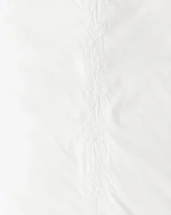 Bianca Percale Embroidered Duvet Cover