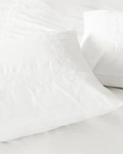 Bianca Percale Embroidered Shams (Set of 2)