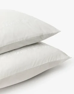 Bianca Percale Embroidered Shams (Set of 2)