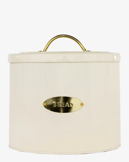 Brass Detailed Metal Bread Box