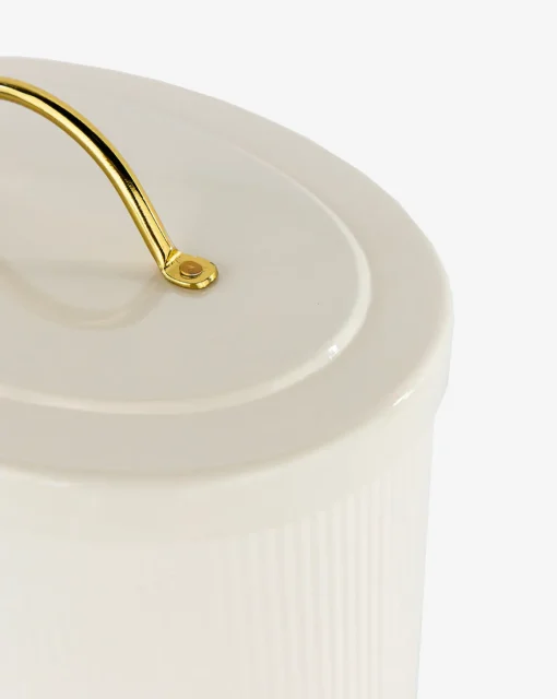 Brass Detailed Metal Bread Box