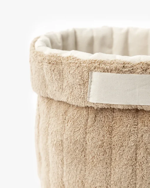 Cotton Terry Cloth Baskets (Set of 3)