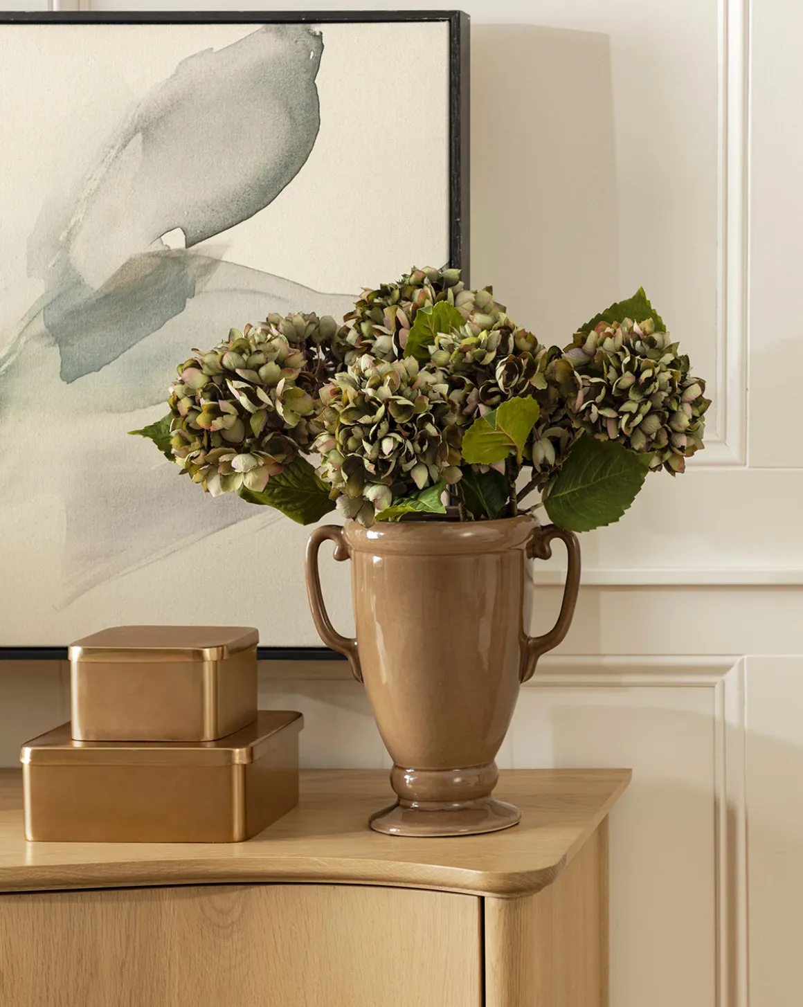 Green Hydrangea Stem