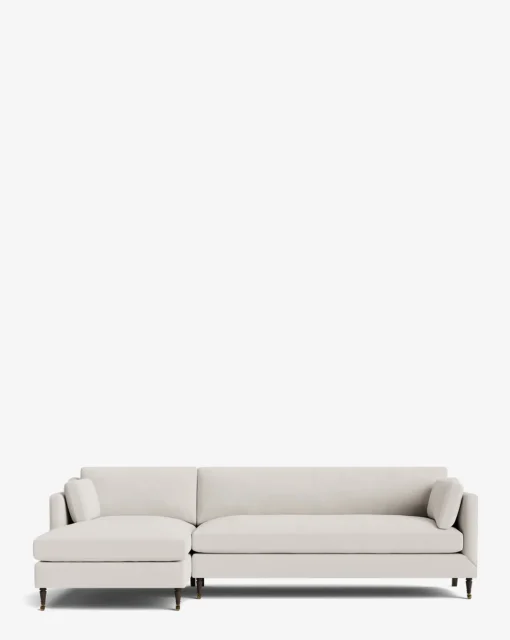 Haverford Upholstered Left Chaise Sectional 113"