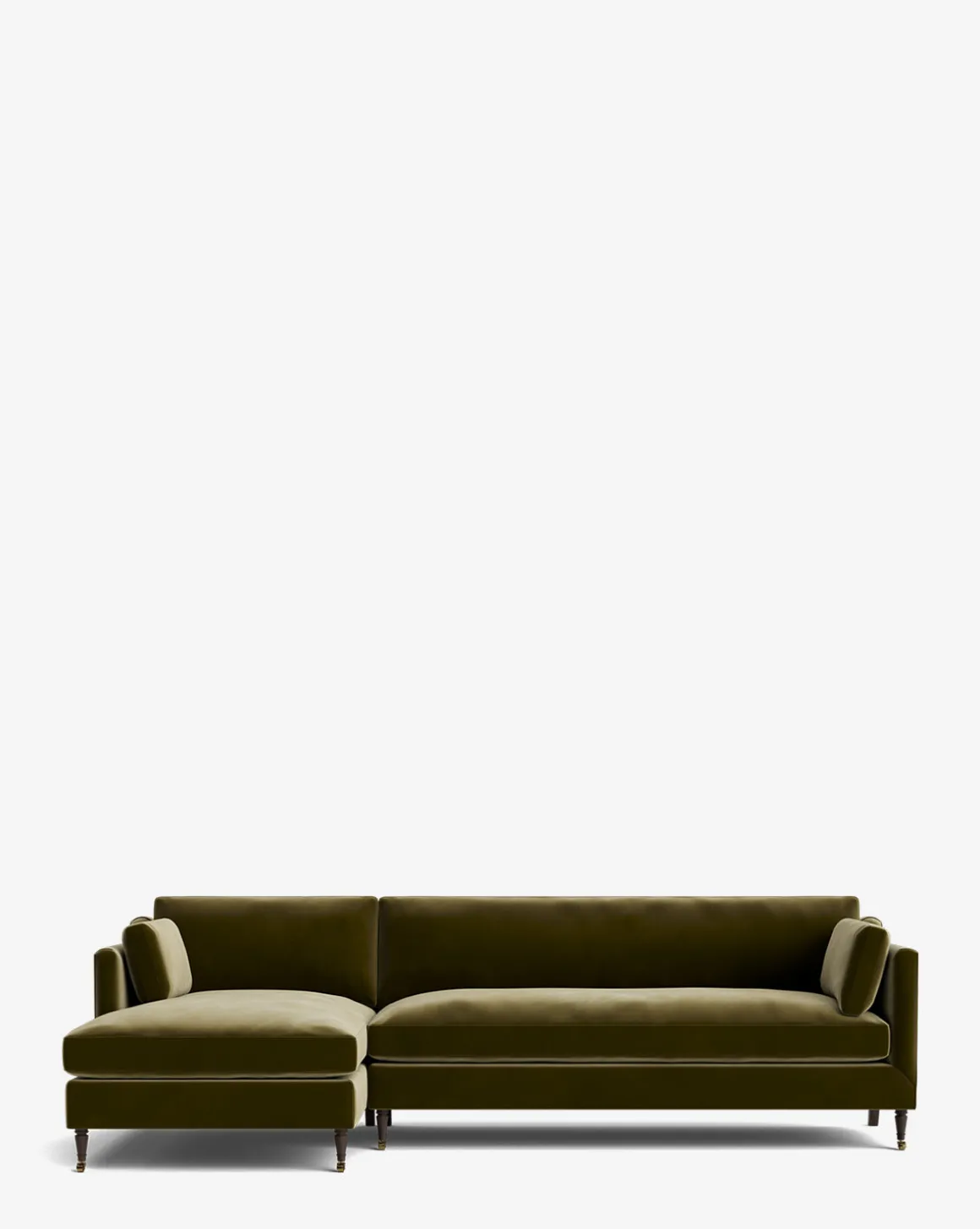 Haverford Upholstered Left Chaise Sectional 113"
