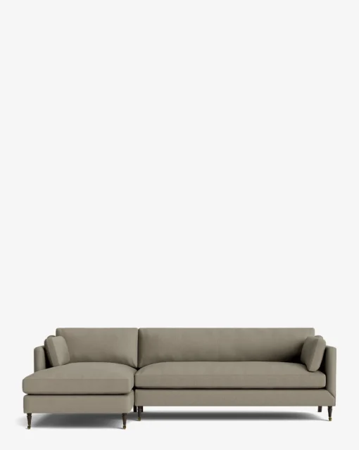 Haverford Upholstered Left Chaise Sectional 113"