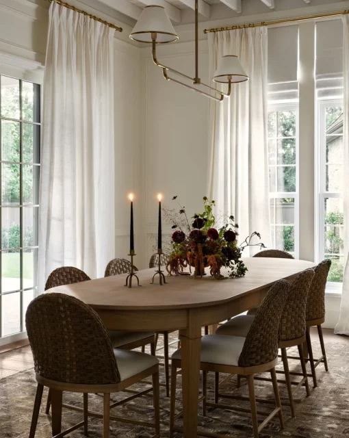 Hughes Oak Extension Dining Table