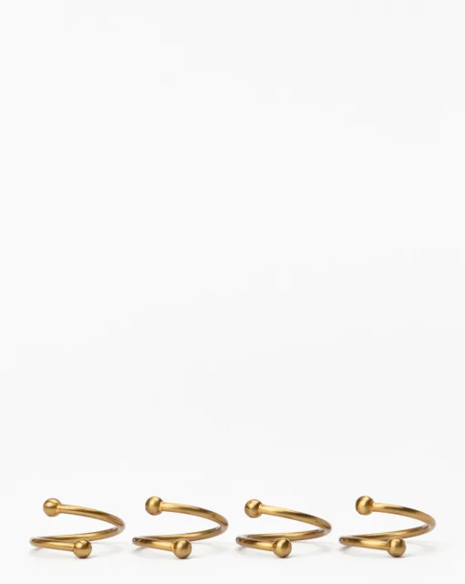 Kinne Metal Napkin Rings (Set of 4)