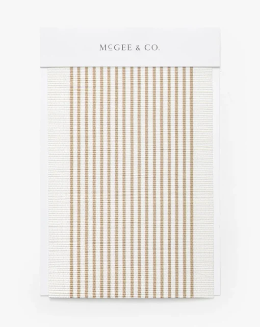 Leah Striped Sisal Wallpaper Swatch