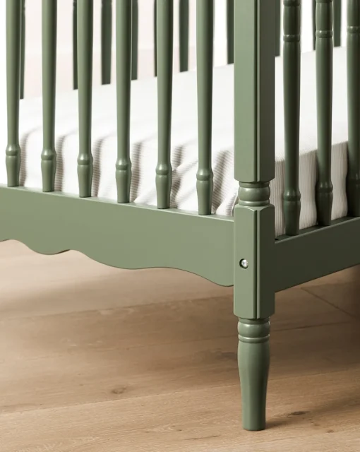Liberty 3-in-1 Convertible Spindle Crib w/Toddler Bed Conversion Kit
