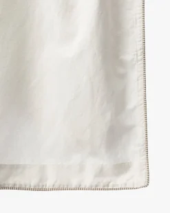 Lillian Shower Curtain with Striped Ties