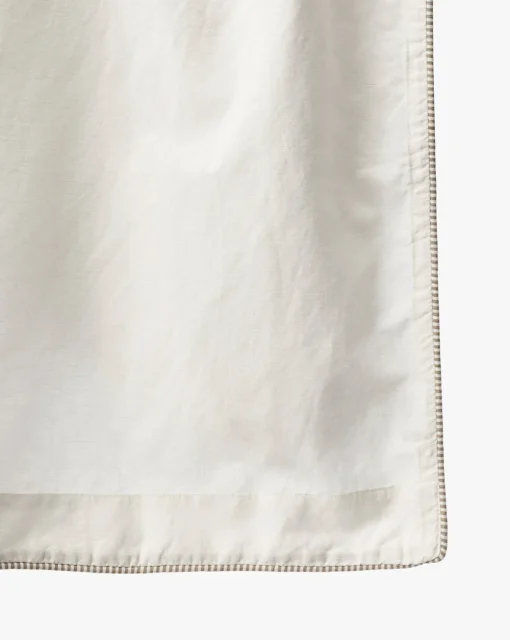 Lillian Shower Curtain with Striped Ties
