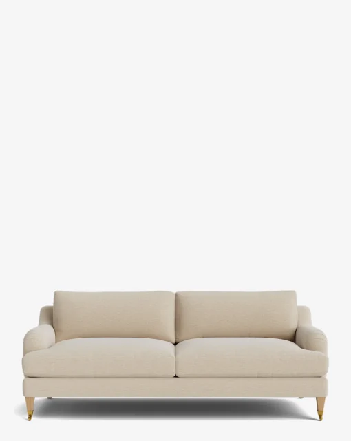 Lucille English Roll Arm Sofa 78"