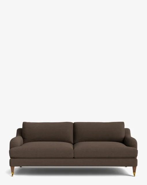 Lucille English Roll Arm Sofa 78"