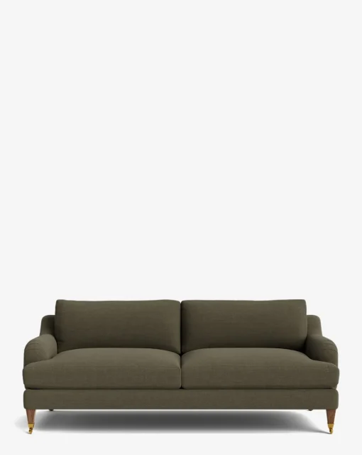 Lucille English Roll Arm Sofa 78"