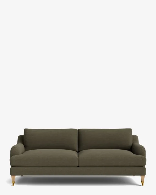 Lucille English Roll Arm Sofa 78"