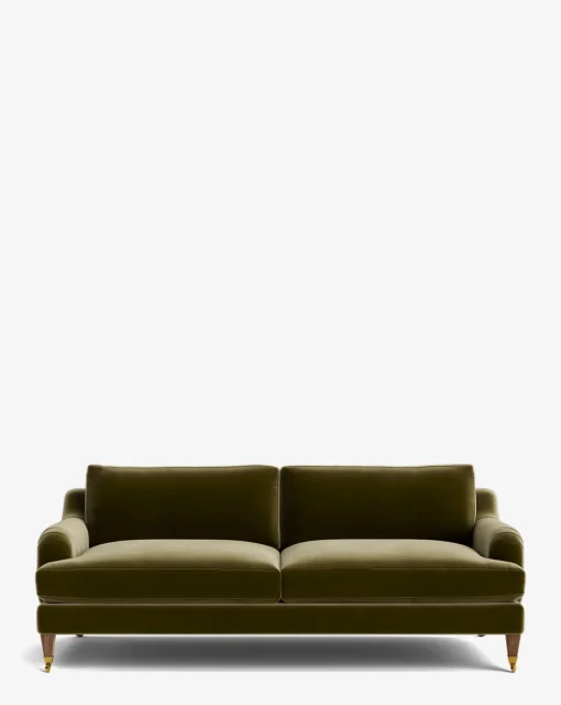 Lucille English Roll Arm Sofa 78"