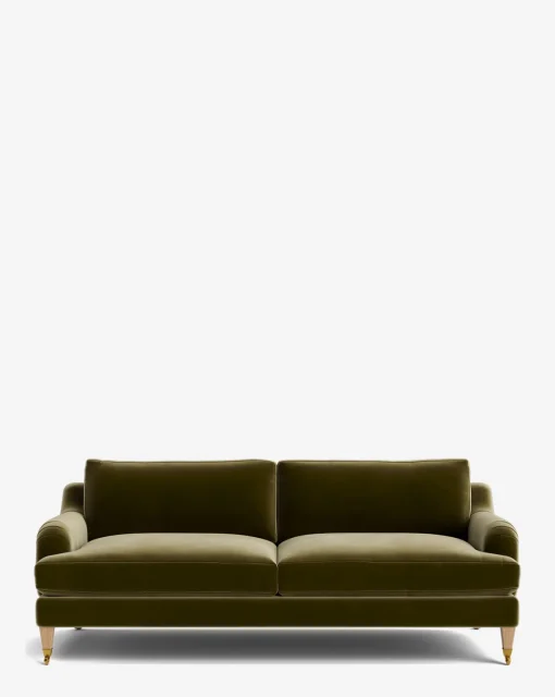 Lucille English Roll Arm Sofa 78"