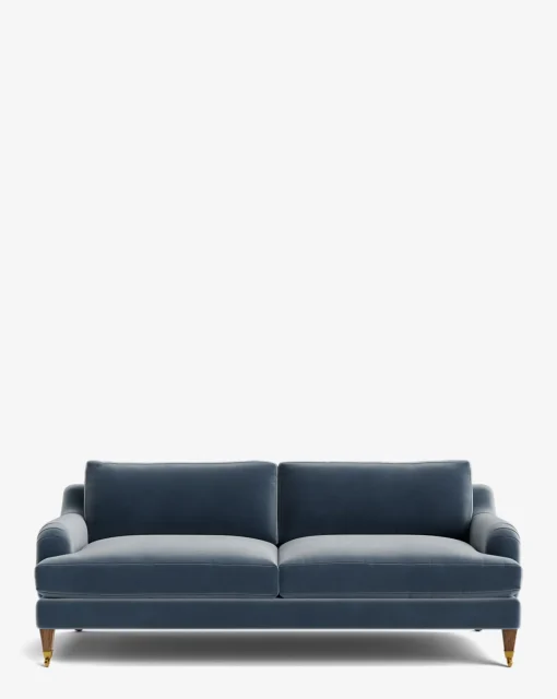 Lucille English Roll Arm Sofa 78"