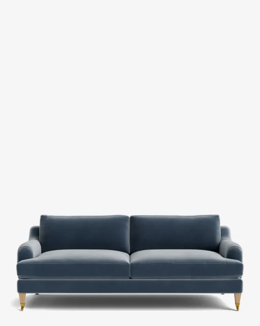 Lucille English Roll Arm Sofa 78"