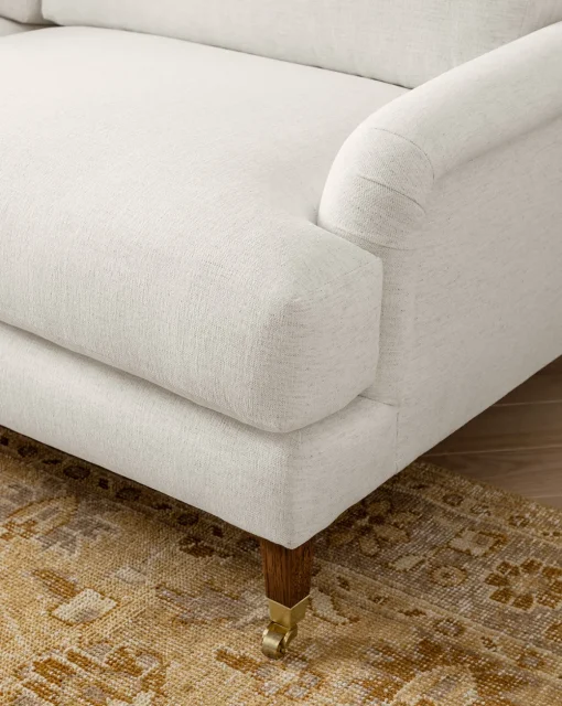 Lucille English Roll Arm Sofa 78"