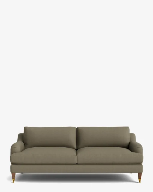 Lucille English Roll Arm Sofa 78"