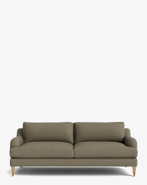 Lucille English Roll Arm Sofa 78"