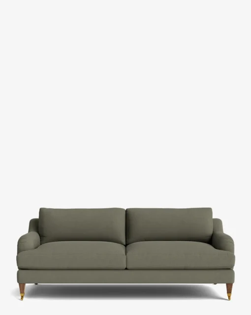Lucille English Roll Arm Sofa 78"