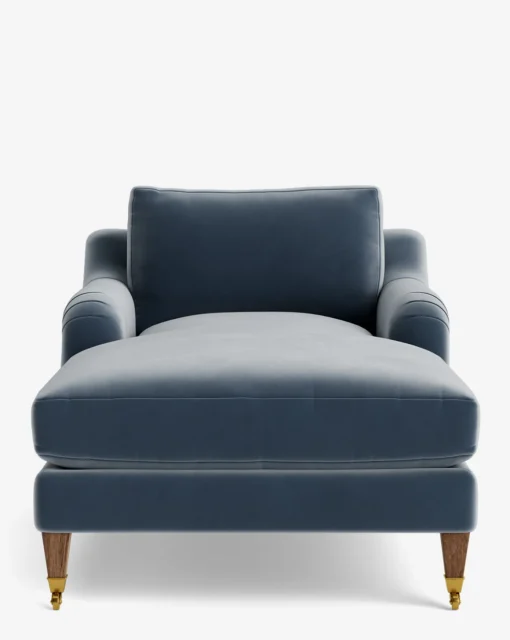 Lucille English Roll Arm Chaise Lounge