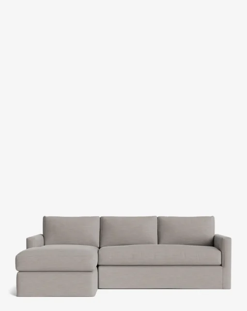 Macy Slipcover Chaise Sectional 101"
