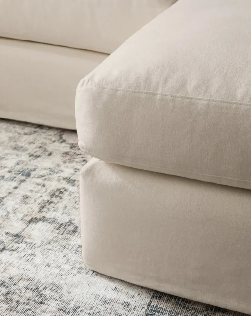 Macy Slipcover Chaise Sectional 101"