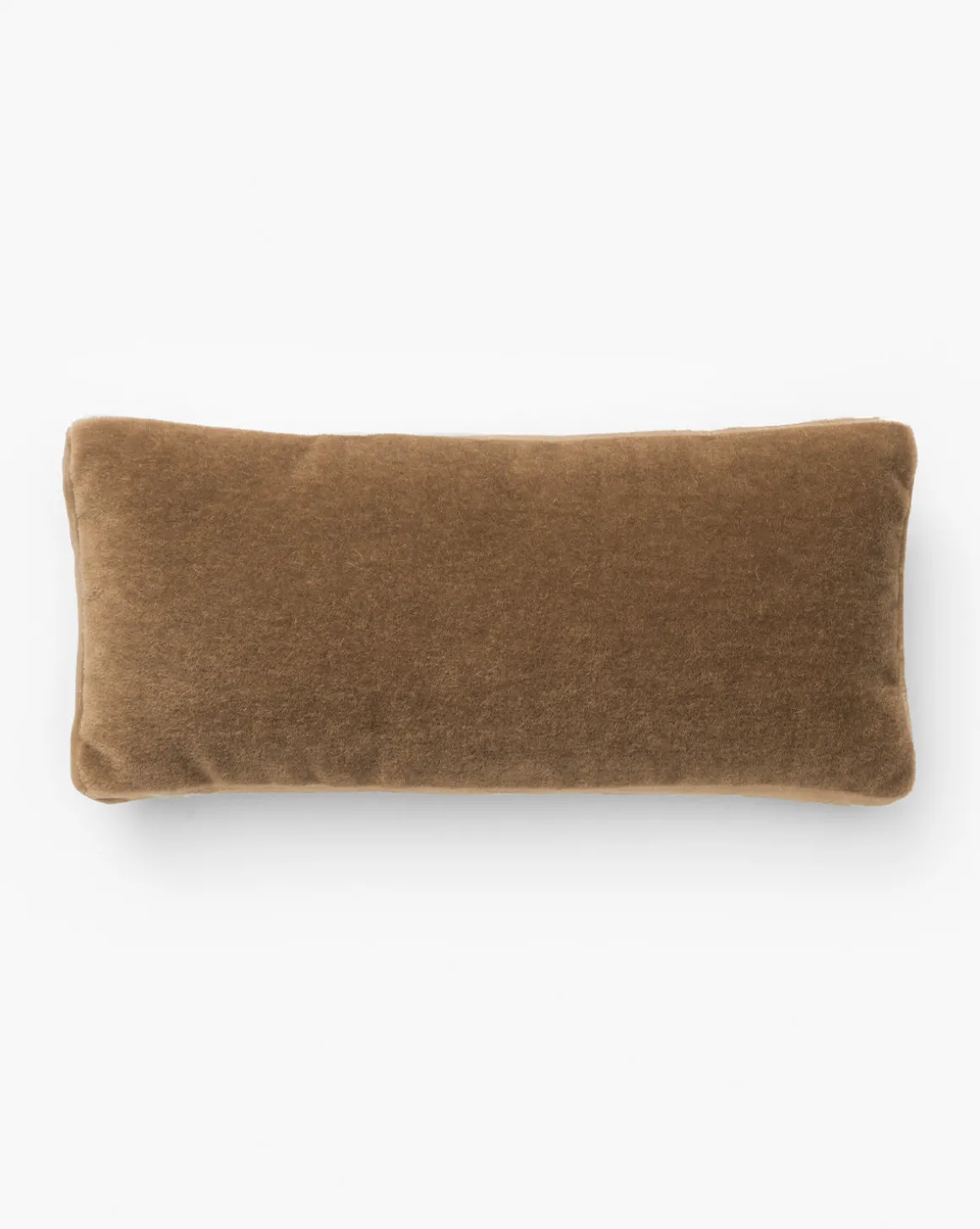 Mohair Pillow with Velvet Stripe