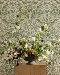 Morris & Co. x McGee & Co. Blackthorn Wallpaper