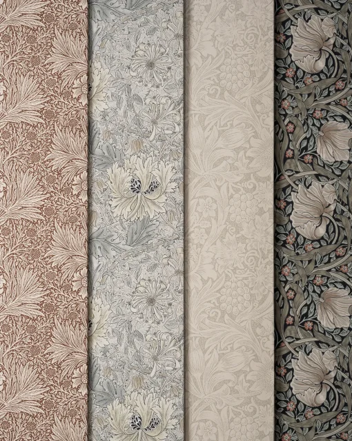 Morris & Co. x McGee & Co. Sunflower Porcelain Wallpaper
