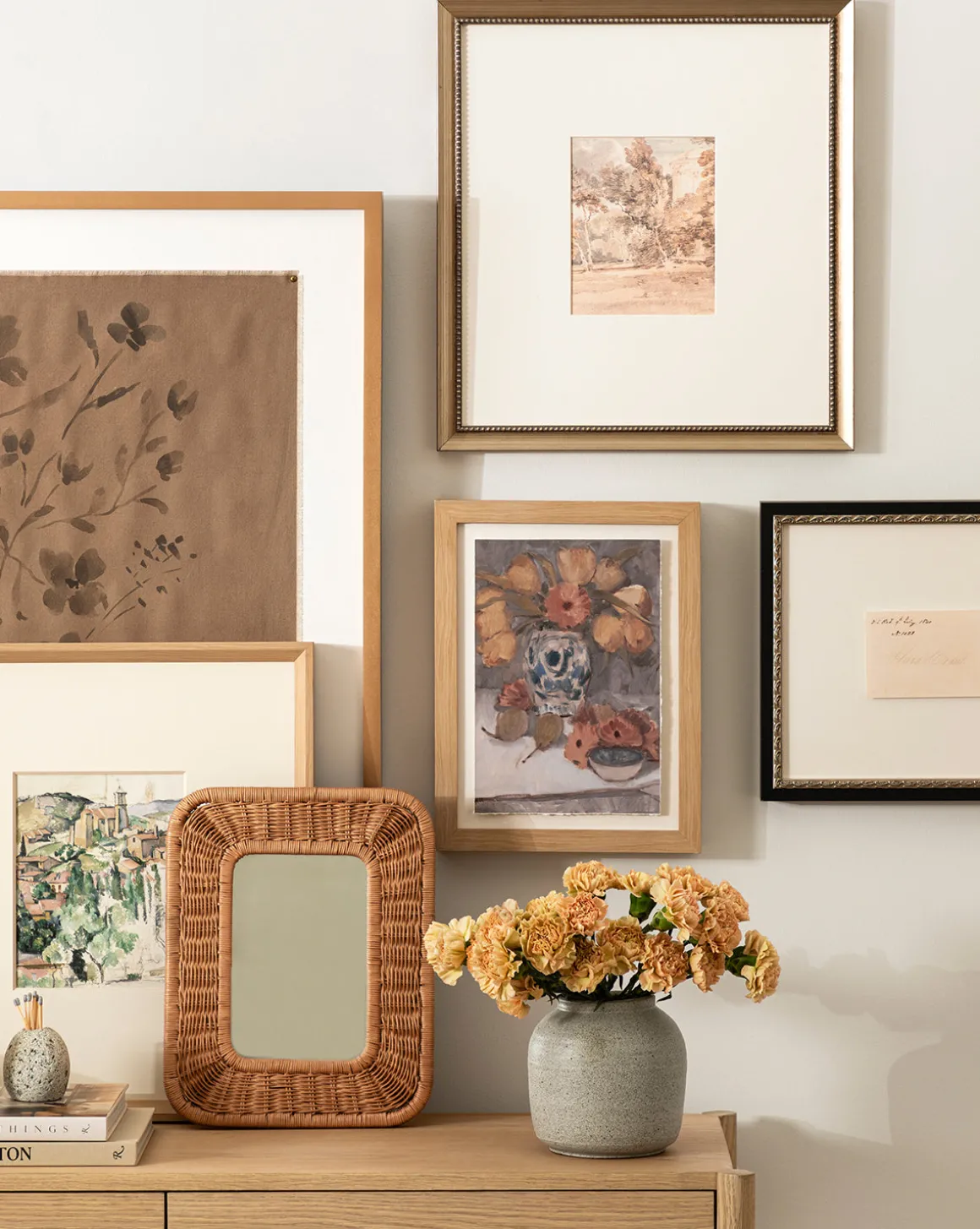 Orange Florals Still Life