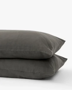 Penelope Gray Linen Shams (Set of 2)