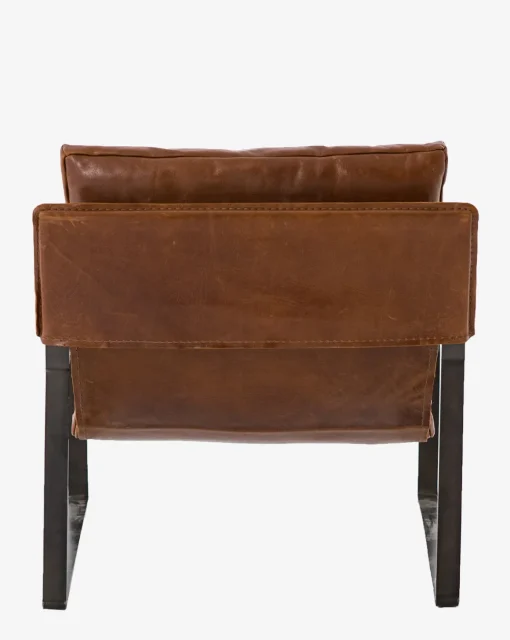 Peyton Leather Sling Chair