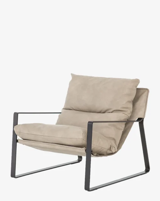 Peyton Leather Sling Chair