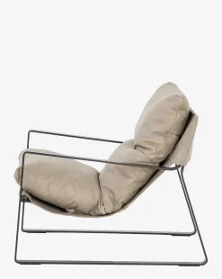 Peyton Leather Sling Chair