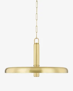 Reynolds Aged Brass Pendant