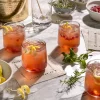 Ribbed Short Drinking Glasses (Set of 4)