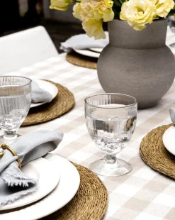 Ribbed Wine Glasses (Set of 4)