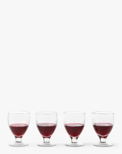 Ribbed Wine Glasses (Set of 4)